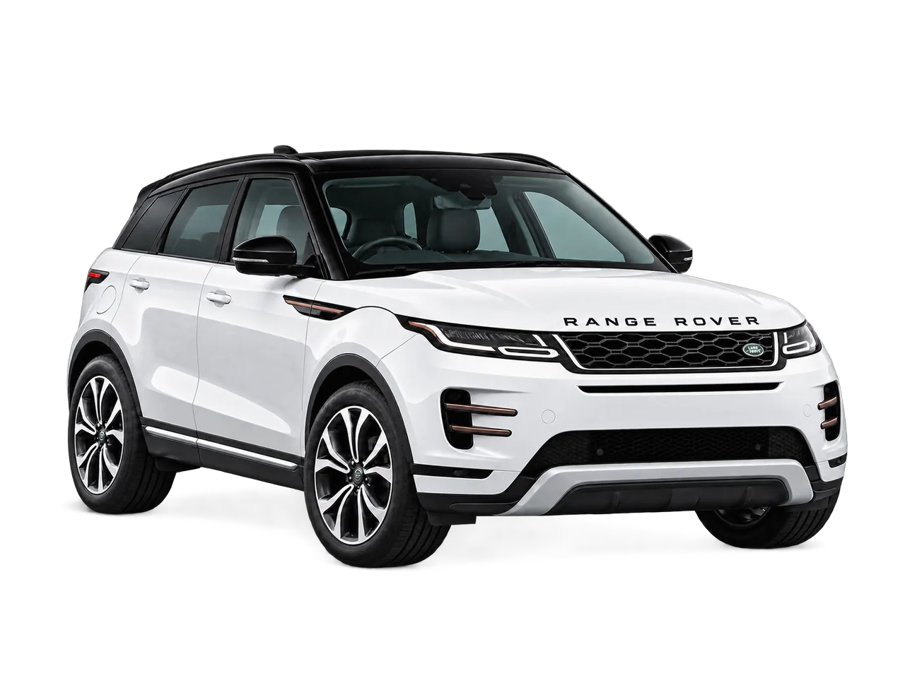 Range Rover Evoque in white