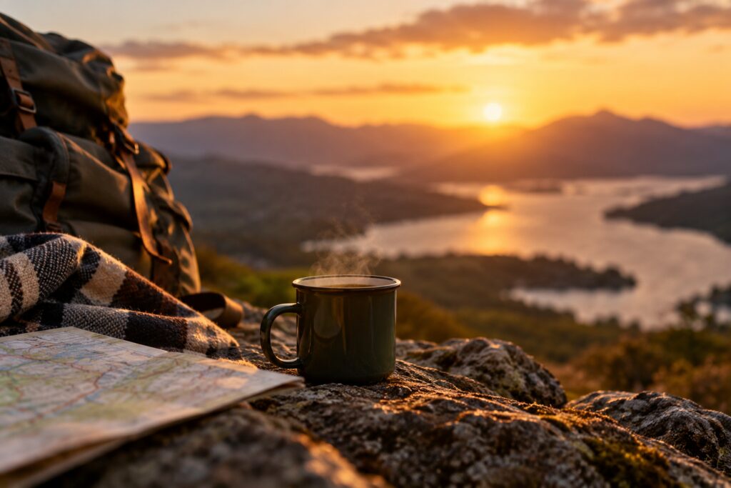 beverage-brown-camping